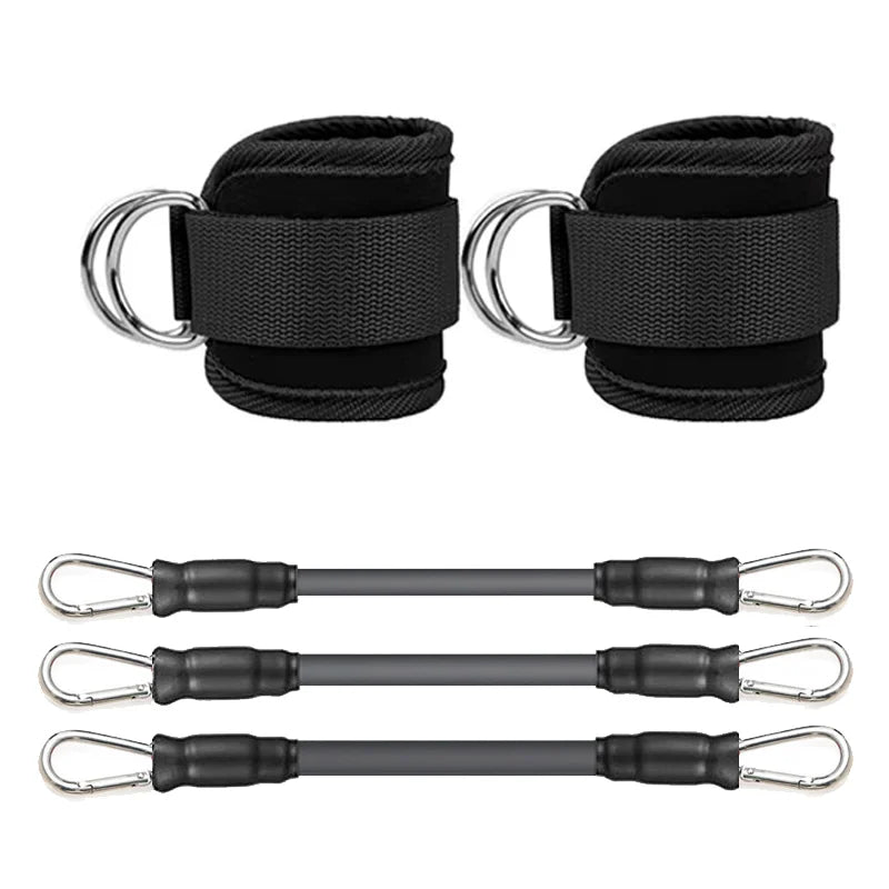 Adjustable Ankle Straps Resistance Bands for Glutes & Leg Workout – Home & Gym Fitness Equipment for Men & Women