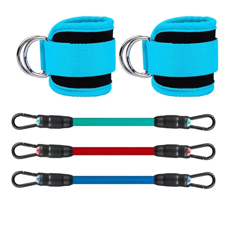 Adjustable Ankle Straps Resistance Bands for Glutes & Leg Workout – Home & Gym Fitness Equipment for Men & Women