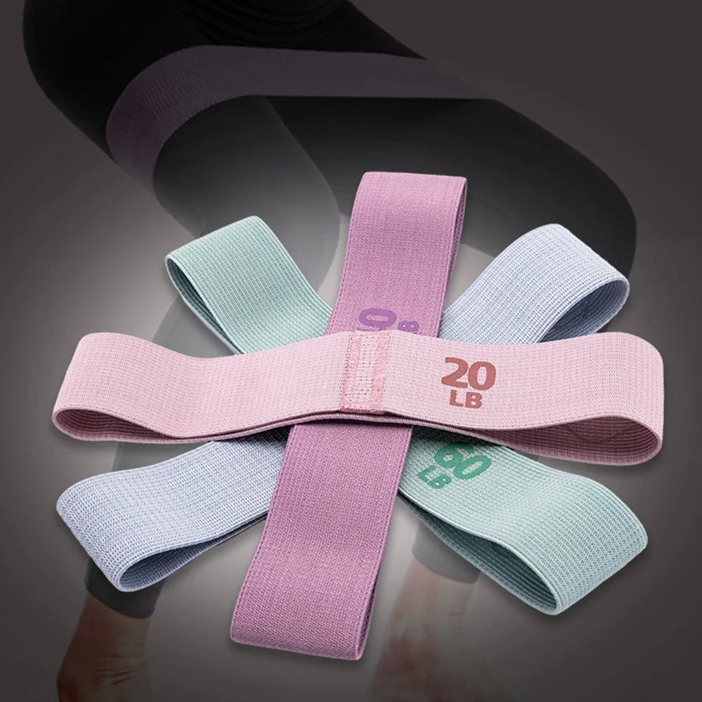 Booty Resistance Bands for Women – Non-Slip Glute Bands for Squats, Yoga & Home Workouts