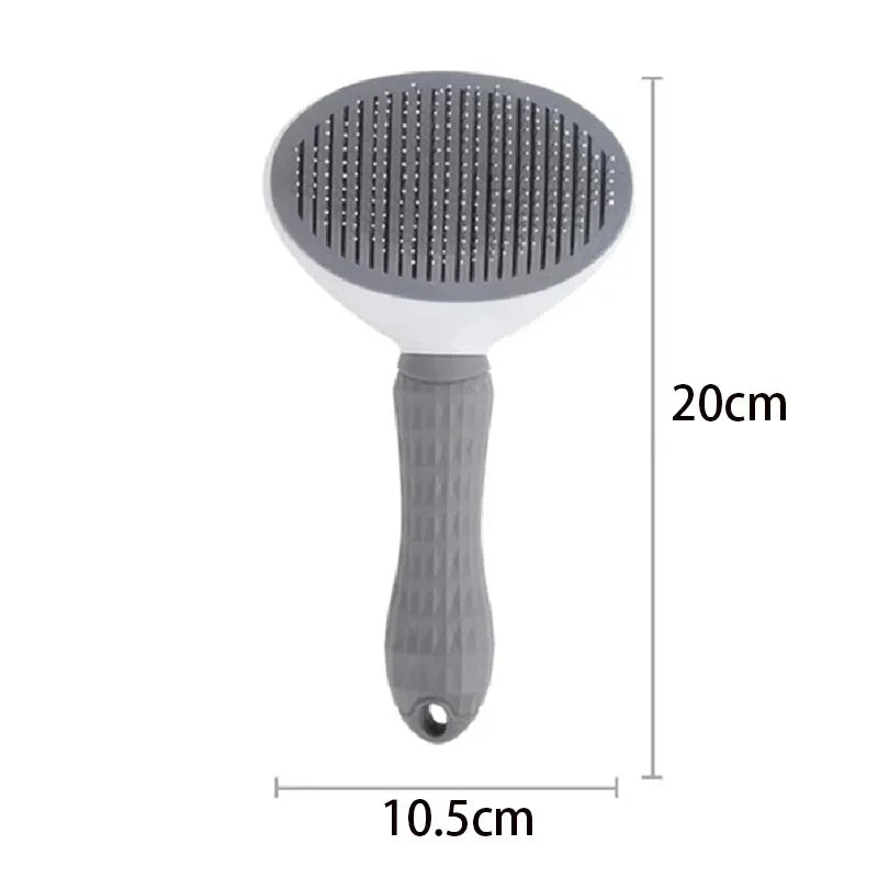 Self-Cleaning Pet Grooming Brush – Stainless Steel Comb for Cats & Dogs