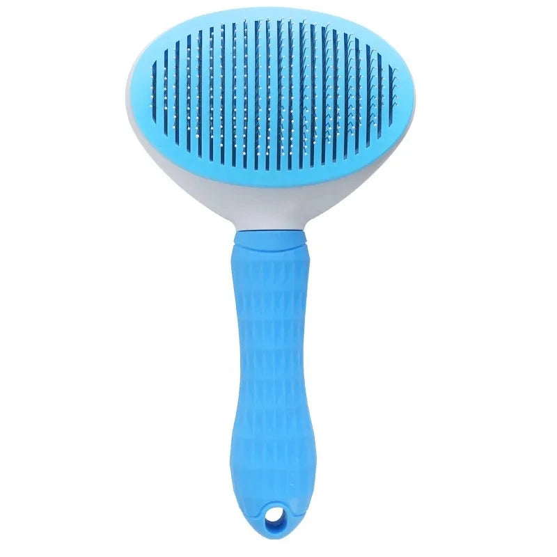 Self-Cleaning Pet Grooming Brush – Stainless Steel Comb for Cats & Dogs