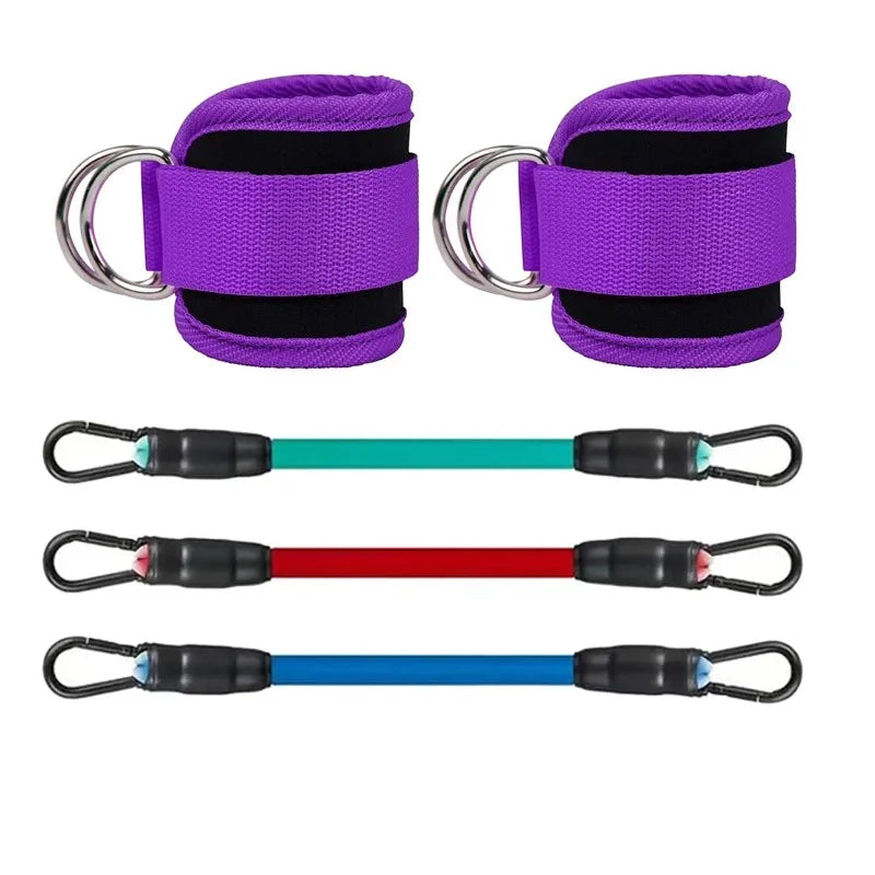 Adjustable Ankle Straps Resistance Bands for Glutes & Leg Workout – Home & Gym Fitness Equipment for Men & Women