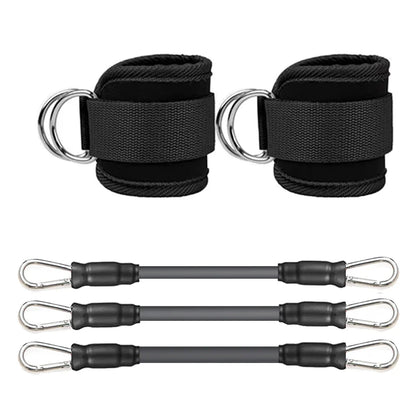 Adjustable Ankle Straps Resistance Bands for Glutes & Leg Workout – Home & Gym Fitness Equipment for Men & Women