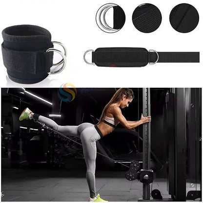 Adjustable Ankle Straps Resistance Bands for Glutes & Leg Workout – Home & Gym Fitness Equipment for Men & Women