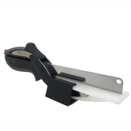 2-in-1 Clever Kitchen Scissors with Cutting Board – Spring & Circlip Models