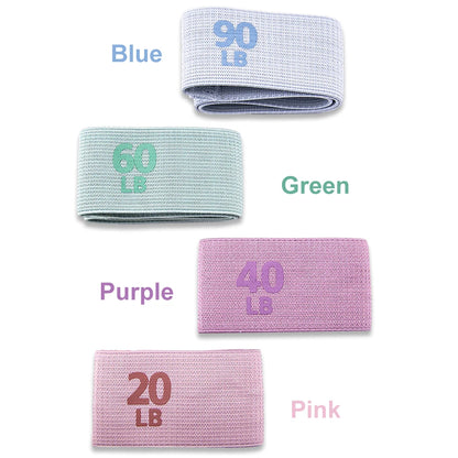 Booty Resistance Bands for Women – Non-Slip Glute Bands for Squats, Yoga & Home Workouts