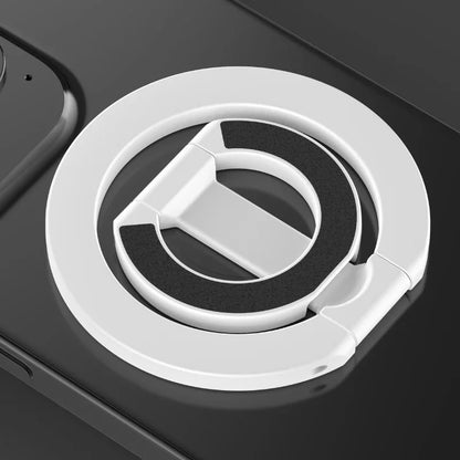 MagSafe-Compatible Magnetic Ring Phone Holder – 360° Rotating Stand & Grip for iPhone & Android
